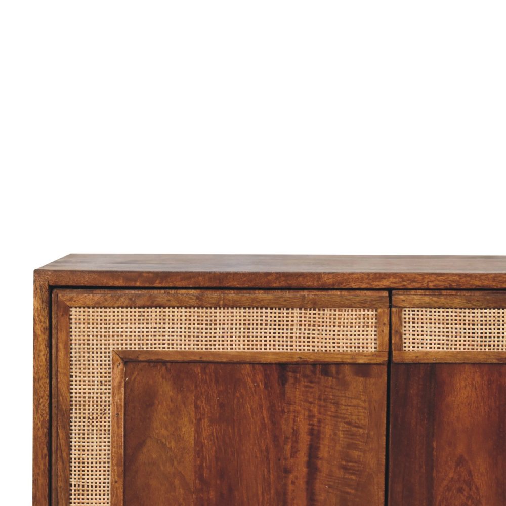Carved Chestnut Cabinet - Image 5