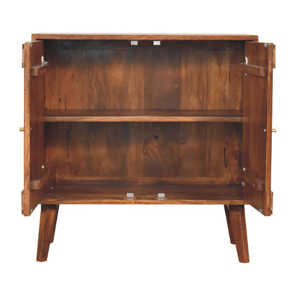 Carved Chestnut Cabinet - Image 8