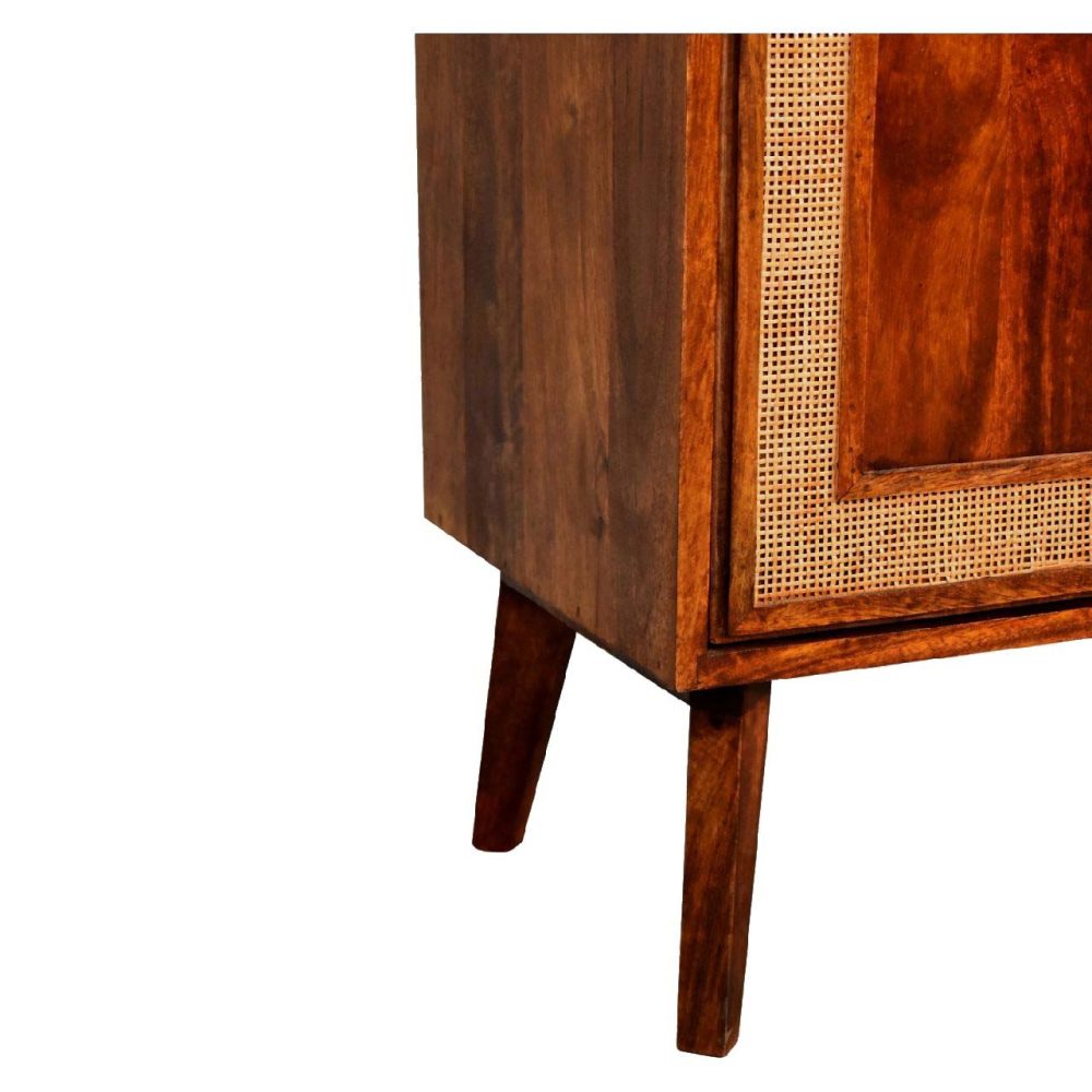 Carved Chestnut Cabinet - Image 9