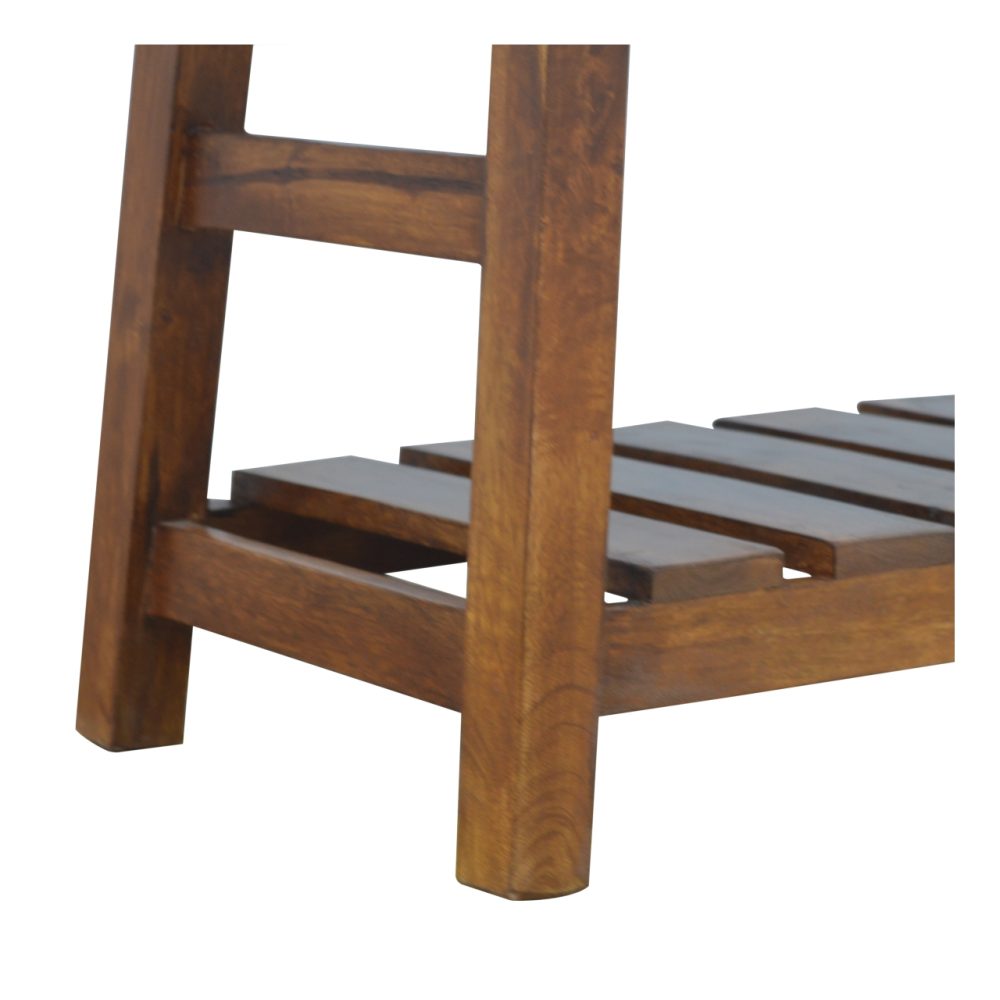 Buffalo Hide Hallway Bench - Image 7