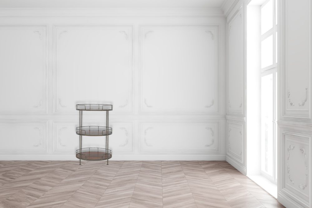 Industrial Round Butler Tray Table - Image 10