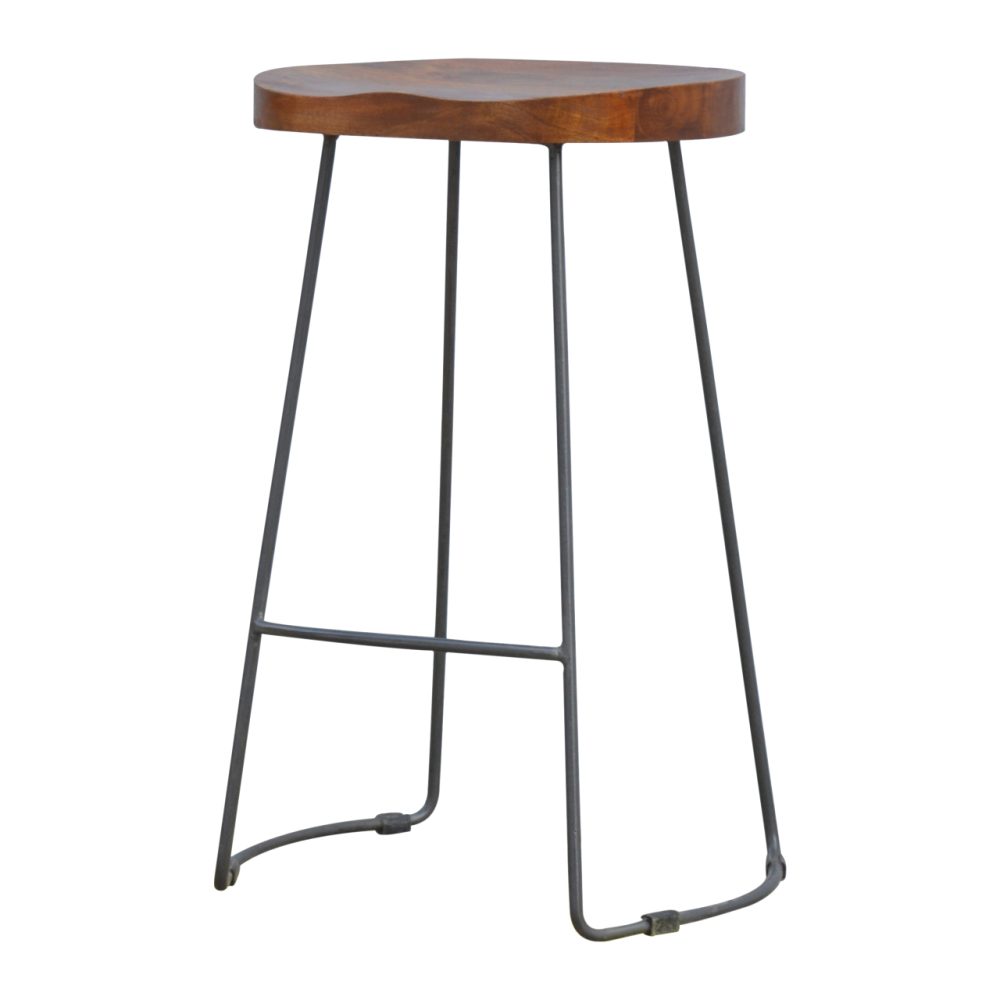 Industrial Chunky Bar Stool - Image 3