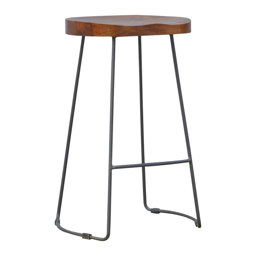 Industrial Chunky Bar Stool - Image 4