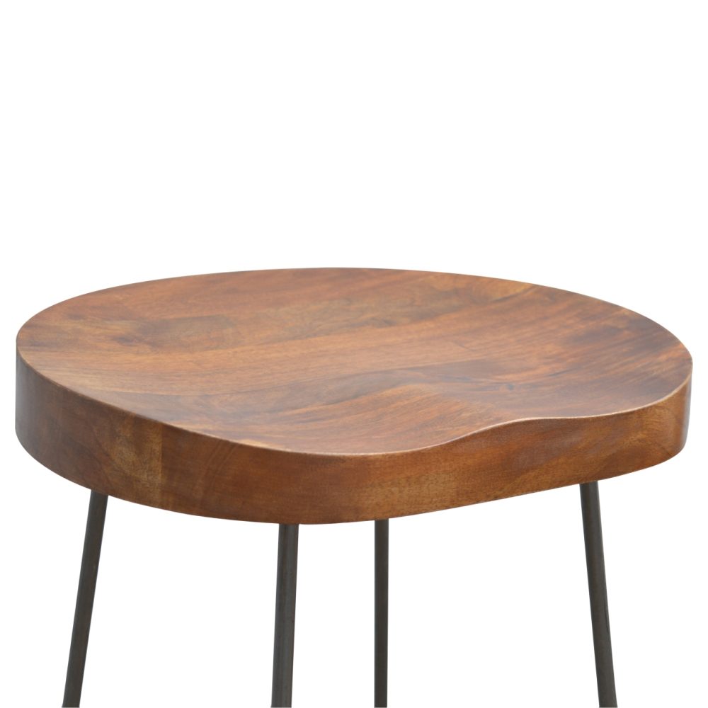 Industrial Chunky Bar Stool - Image 5