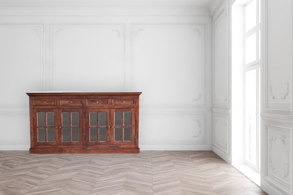 Large Cherry Glazed Sideboard - Image 11