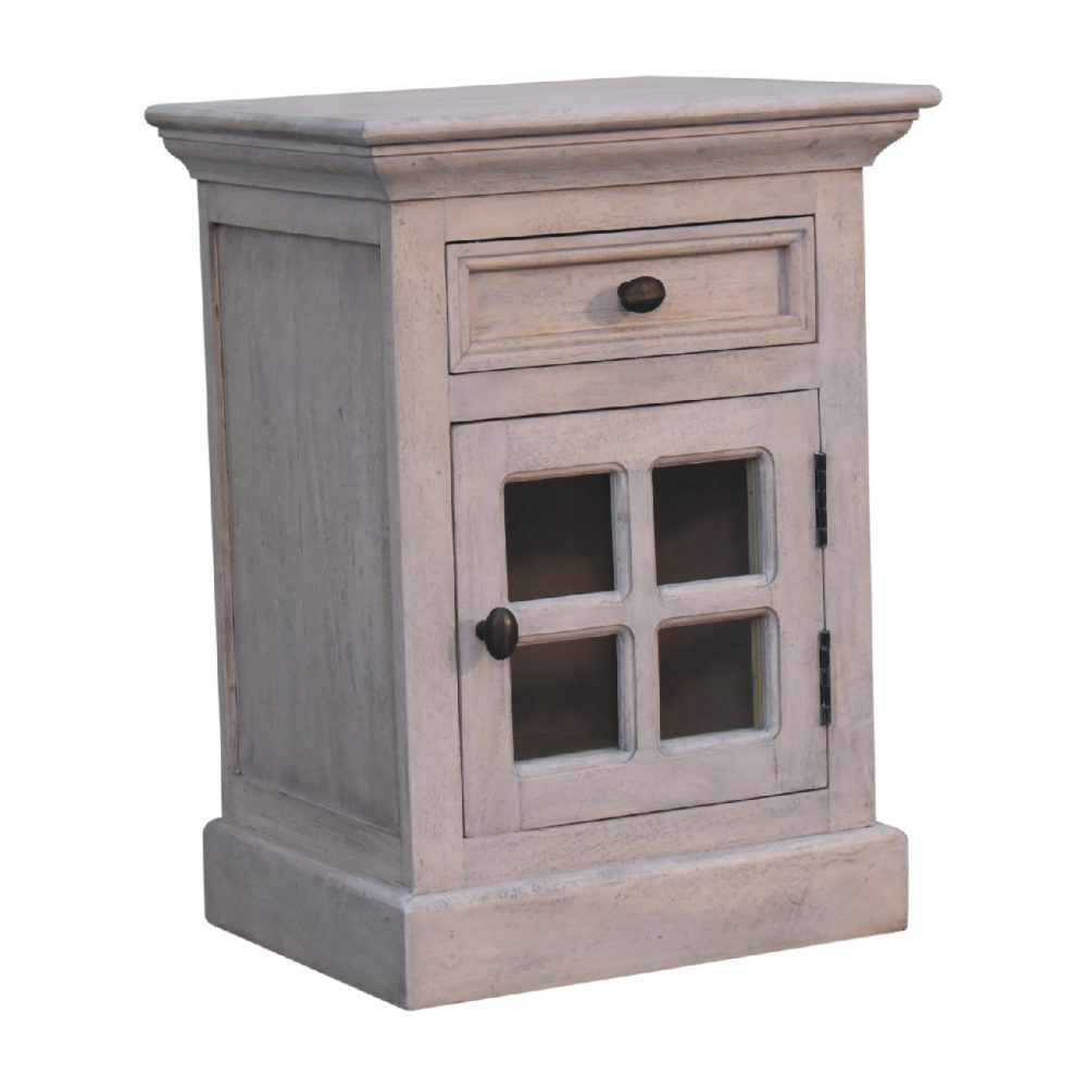 Glazed Stone Nightsand - Image 4
