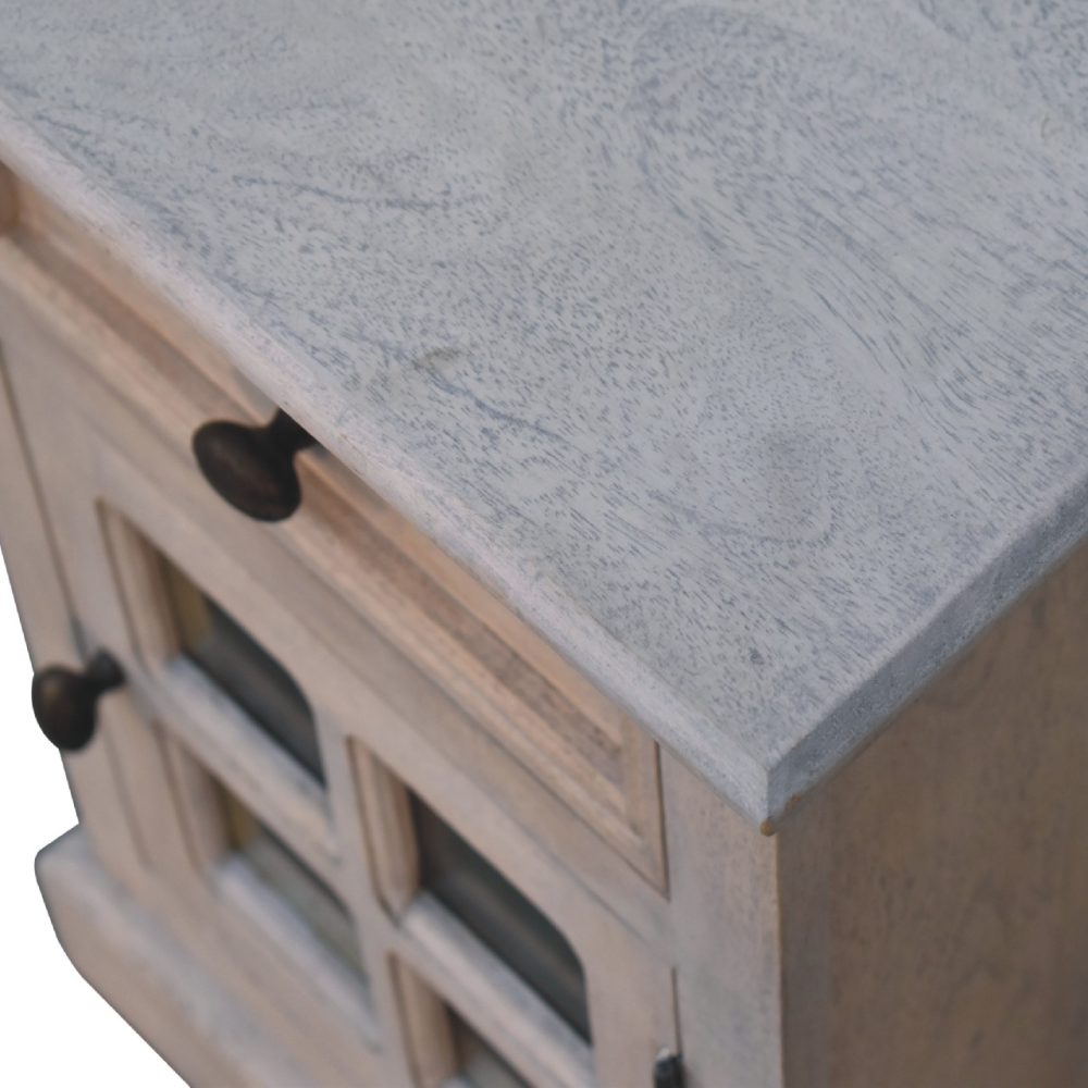 Glazed Stone Nightsand - Image 7