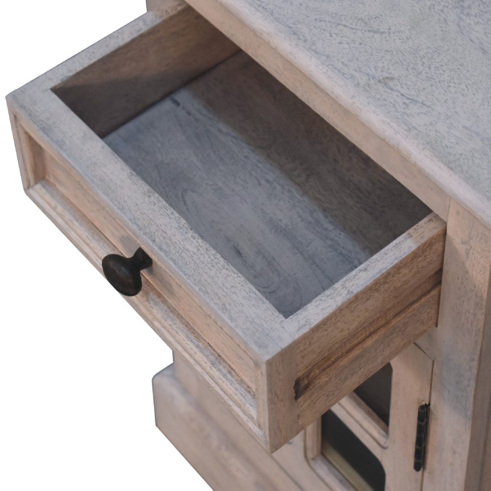 Glazed Stone Nightsand - Image 9