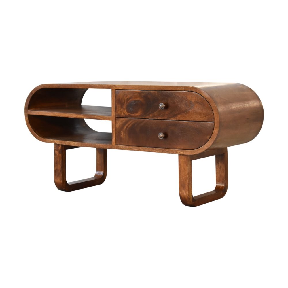 U-Round London Chestnut Media Unit - Image 2