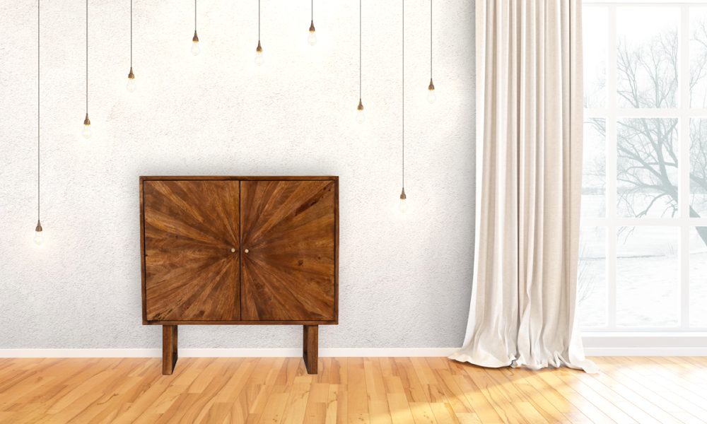 U-Shape Chestnut Sunrise Cabinet - Image 10