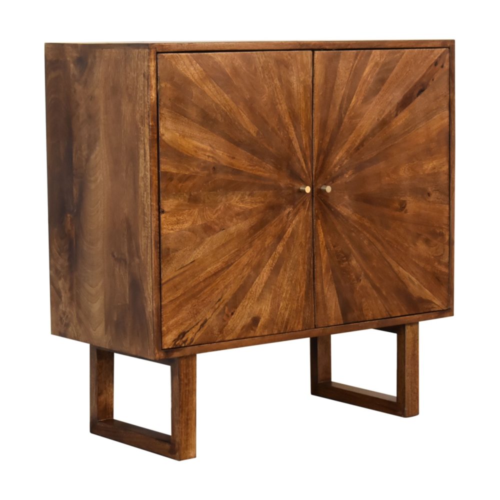 U-Shape Chestnut Sunrise Cabinet - Image 3