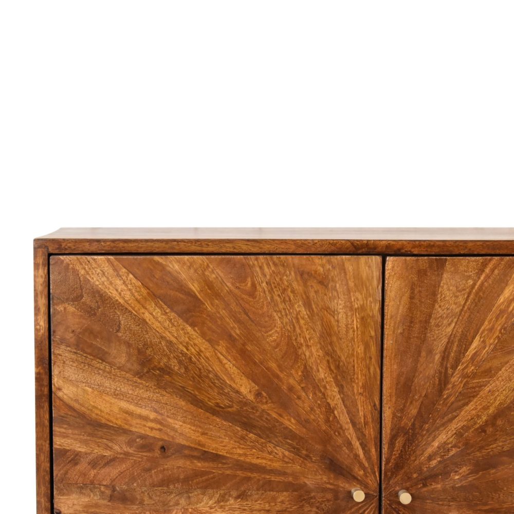 U-Shape Chestnut Sunrise Cabinet - Image 4