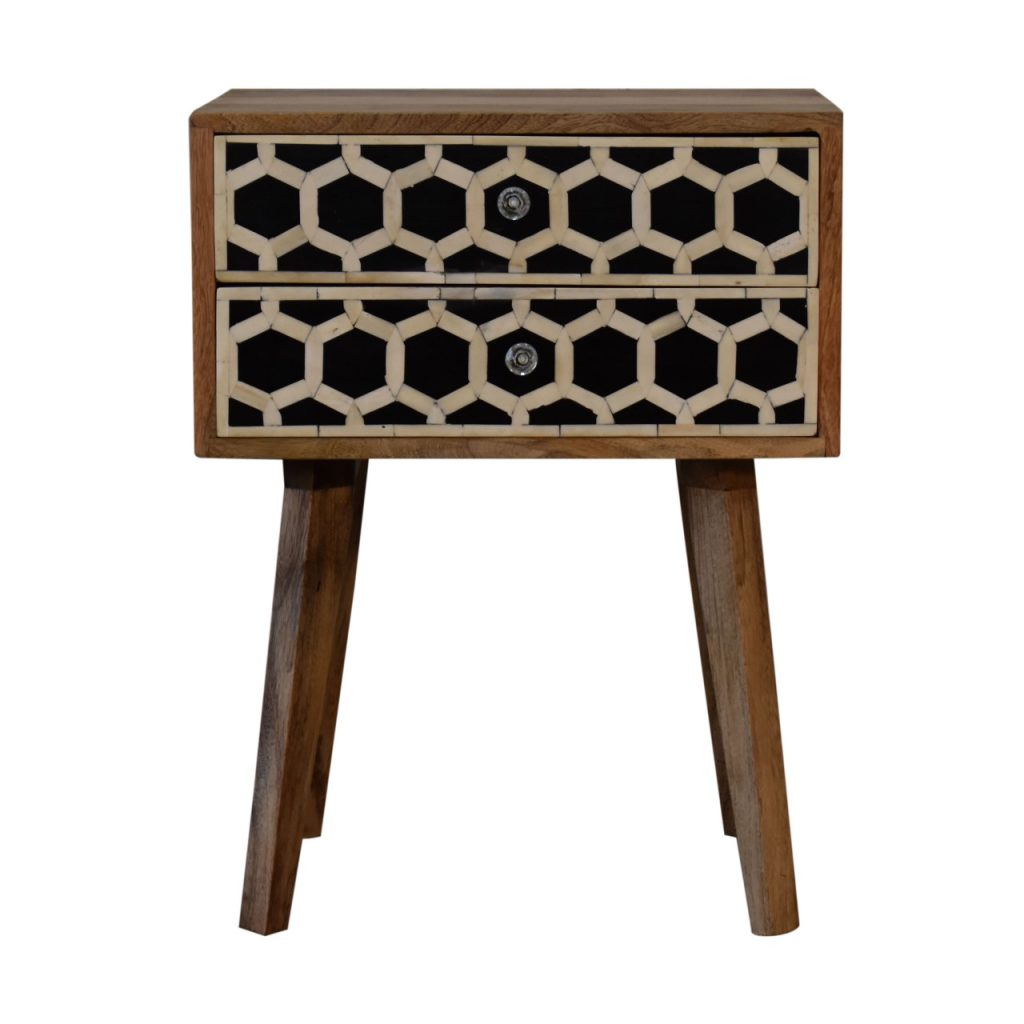 Canada Bone Inlay Scandi Nightsand Suppliers