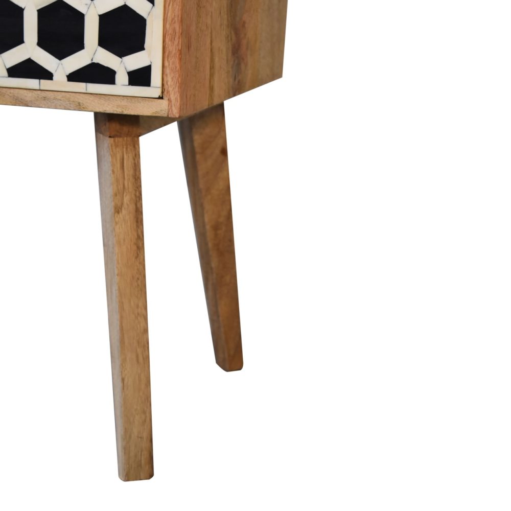 Bone Inlay Scandi Nightsand - Image 7
