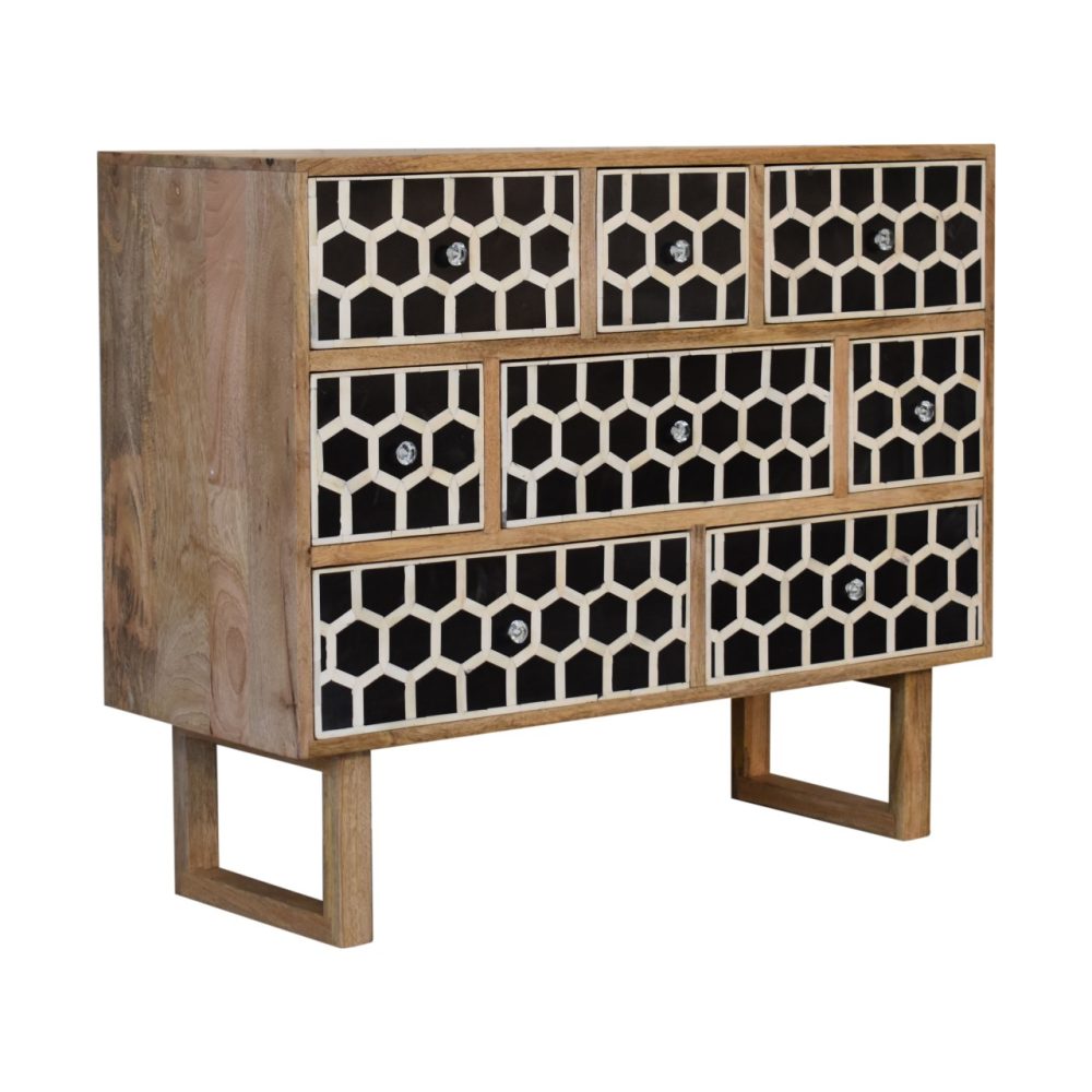 U-Shape Bone Inlay Chest - Image 2