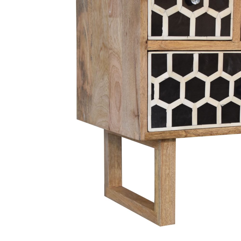 U-Shape Bone Inlay Chest - Image 6