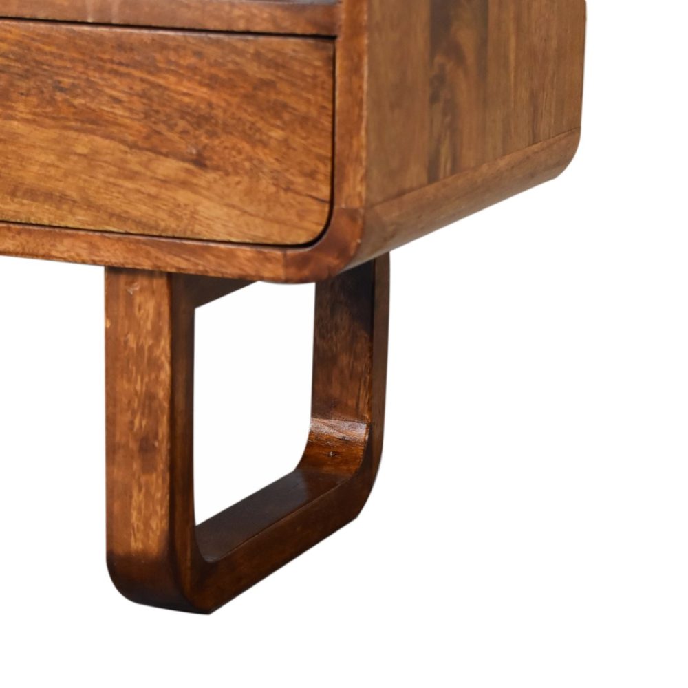U-Shape Curve Chestnut Media Unit - Image 7