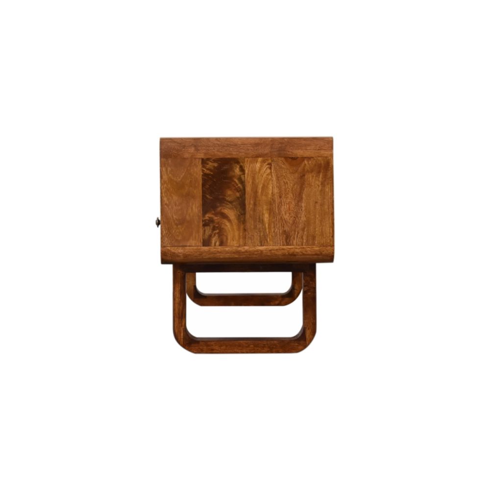 U-Shape Curve Chestnut Media Unit - Image 8