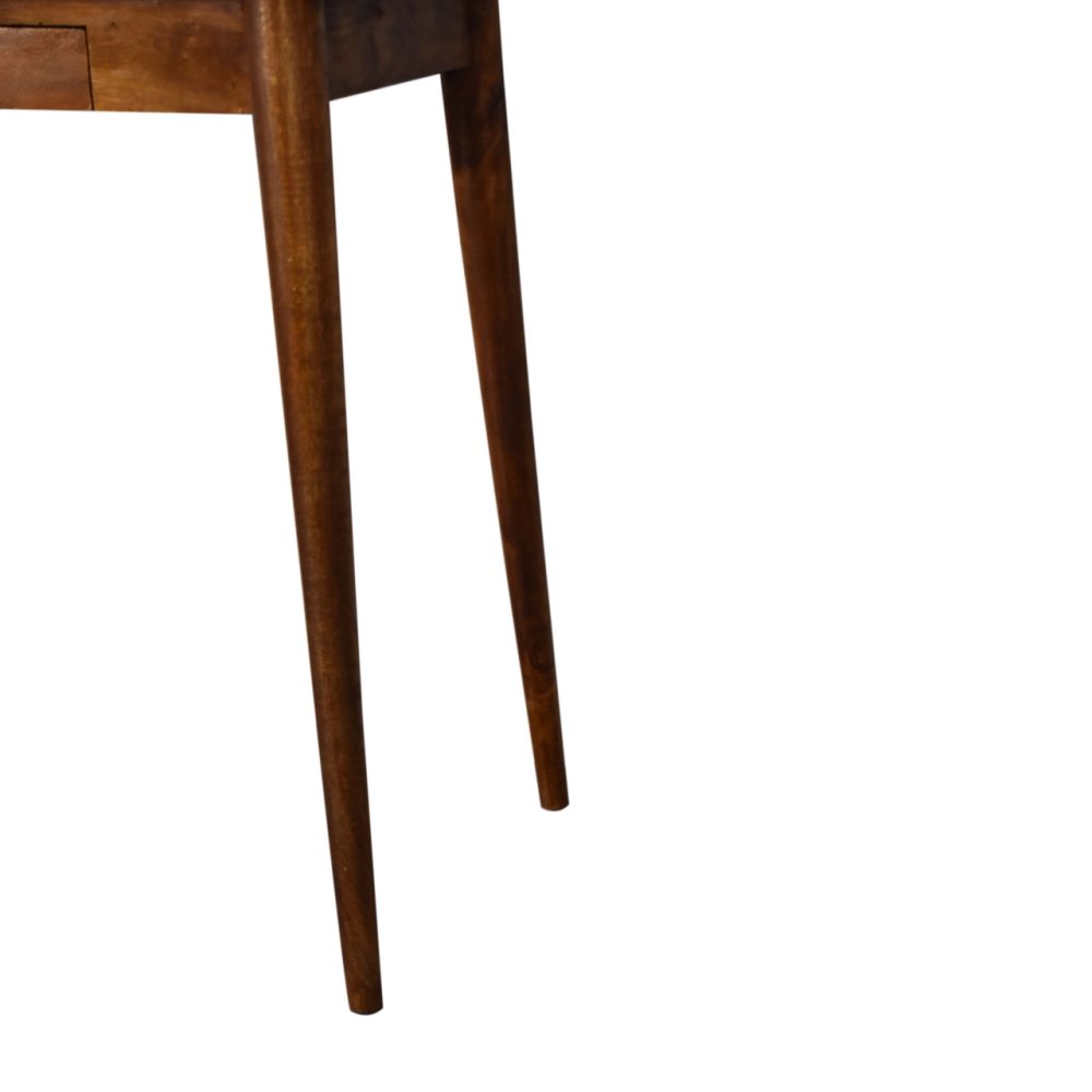 2 Drawer Chestnut Writing Desk - Image 8