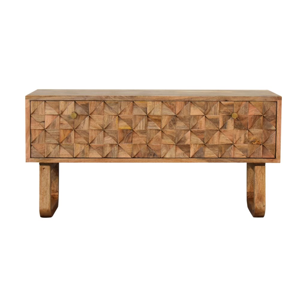 Canada 'U' Oak-ish Pineapple Bench Suppliers