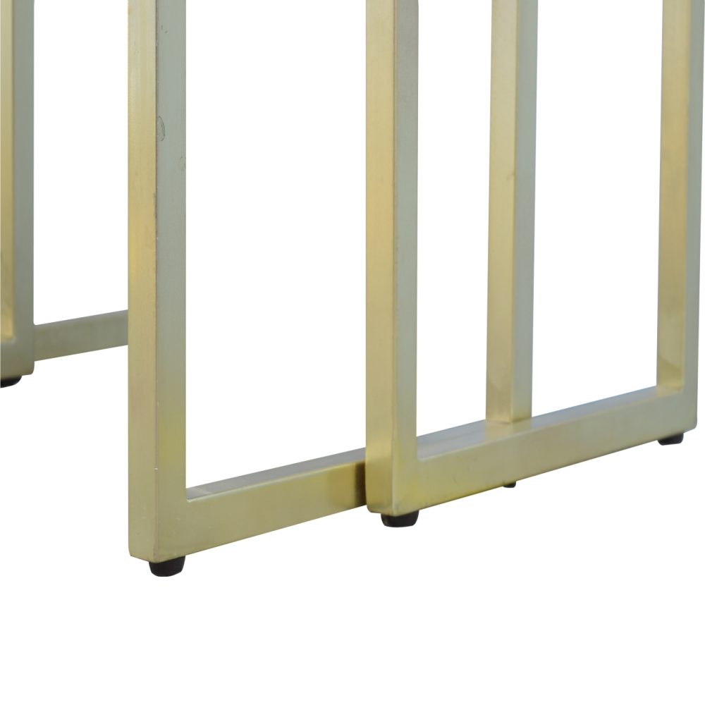 Chunky Gold Table Set of 3 - Image 5