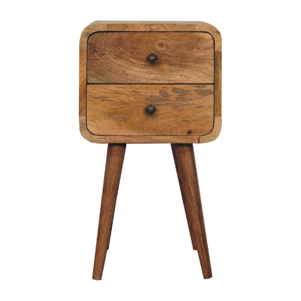 Canada Mini Oak-ish Curved Nightsand Suppliers