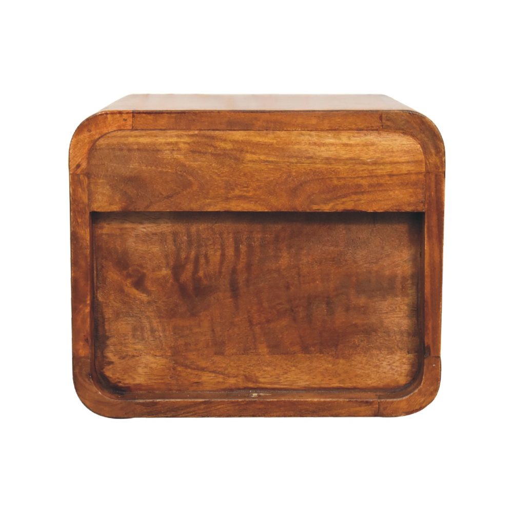 Floating Mini Chestnut Nightsand - Image 9