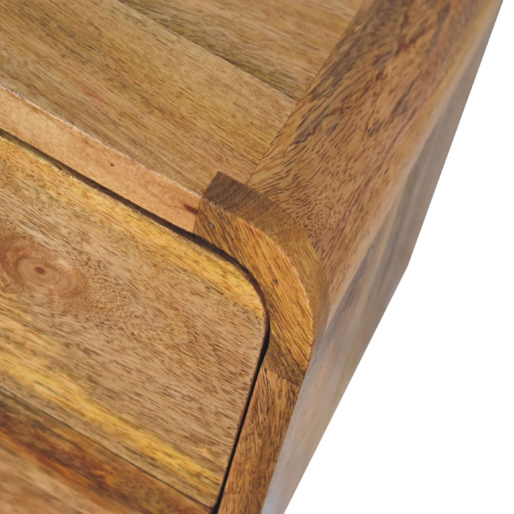 Mini Curve Oak-ish Floating Nightsand - Image 6