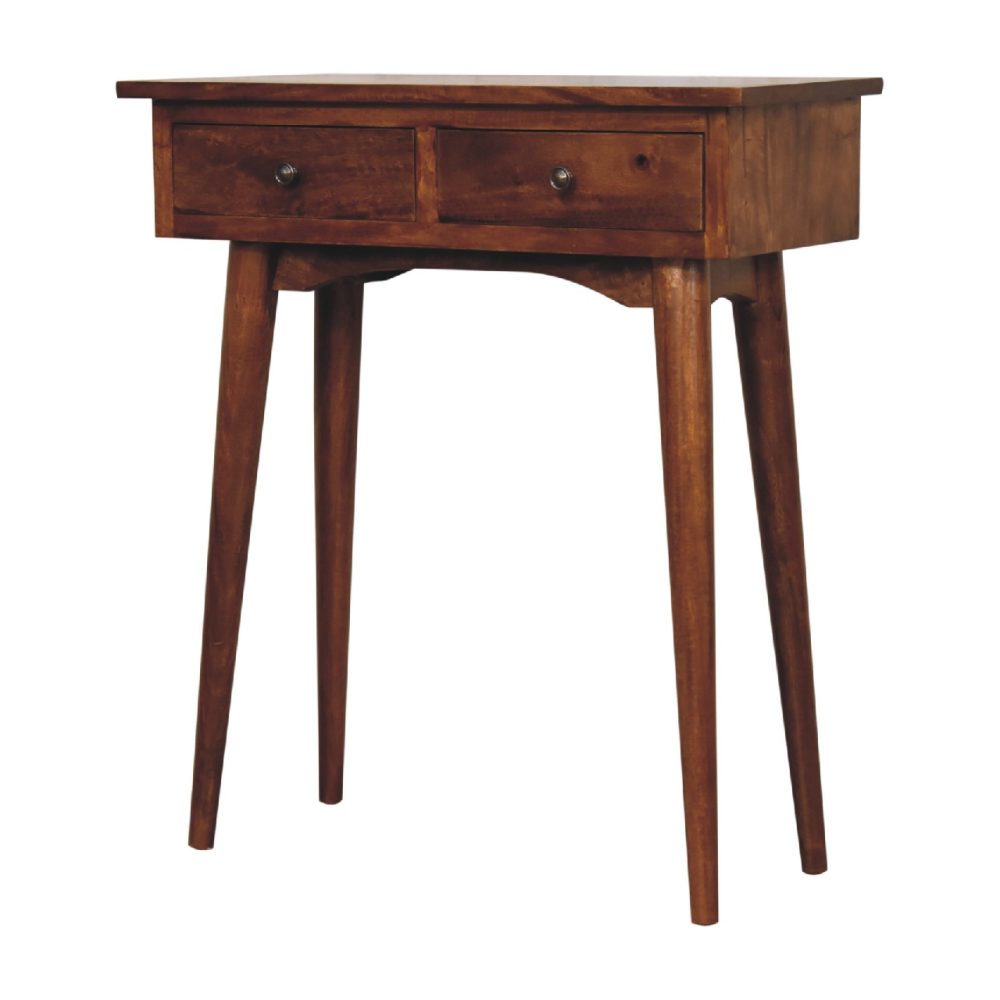 Mini Chestnut Hallway Console - Image 3