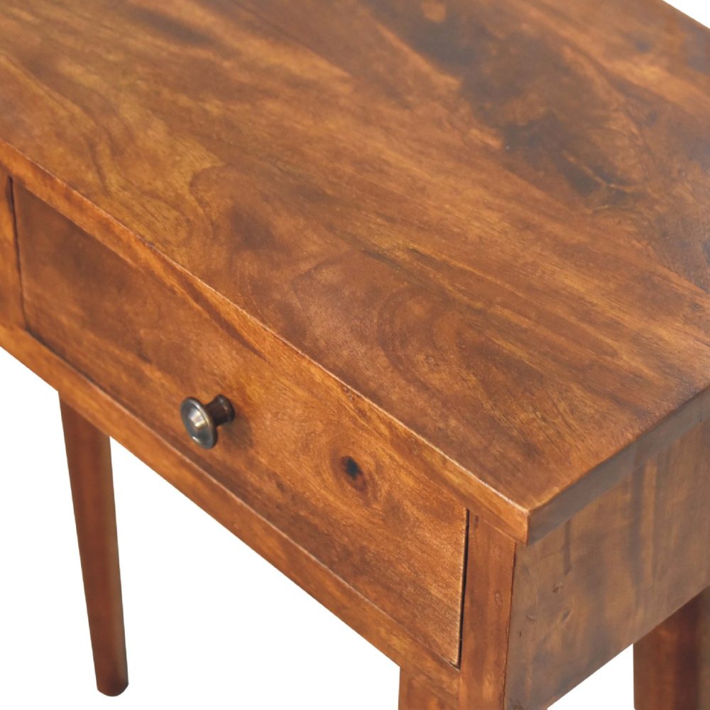 Mini Chestnut Hallway Console - Image 7