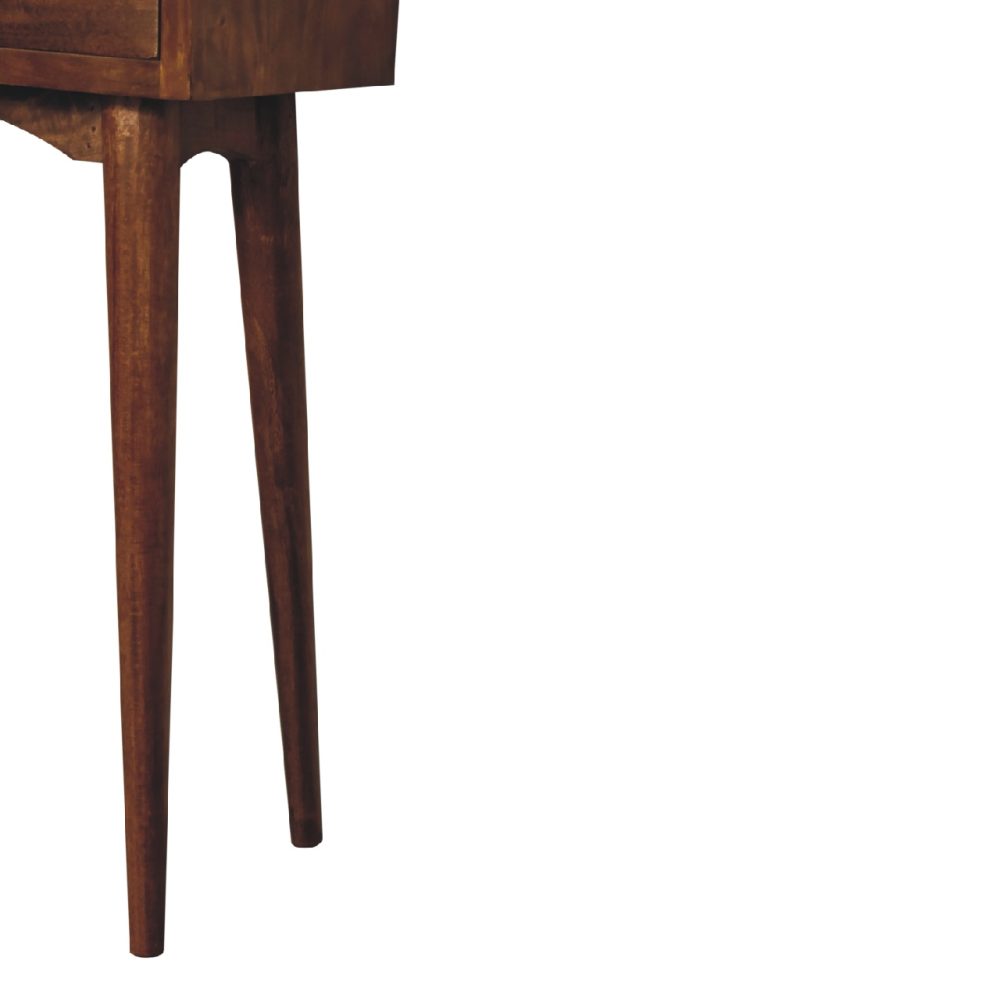 Mini Chestnut Hallway Console - Image 8