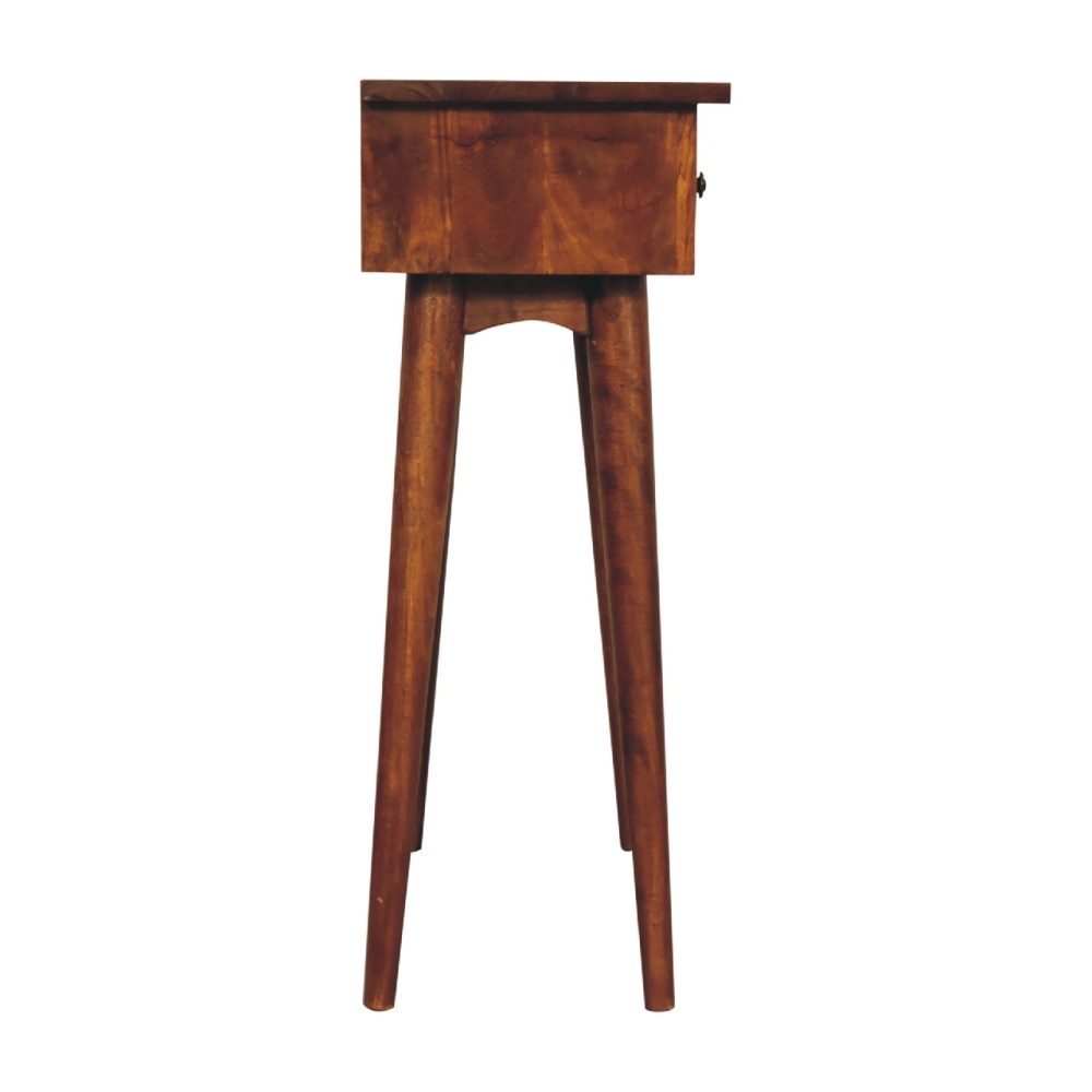 Mini Chestnut Hallway Console - Image 9