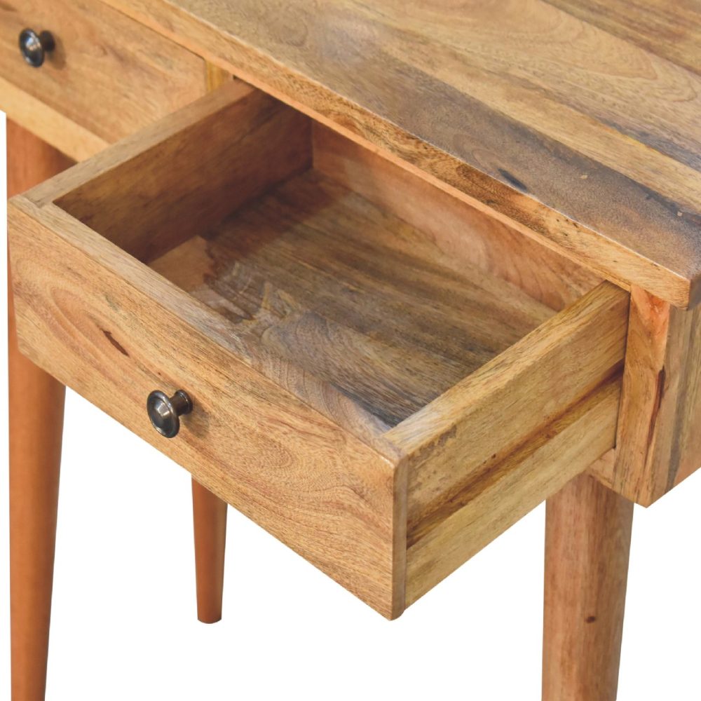 Mini Oak-ish Hallway Console Table - Image 7