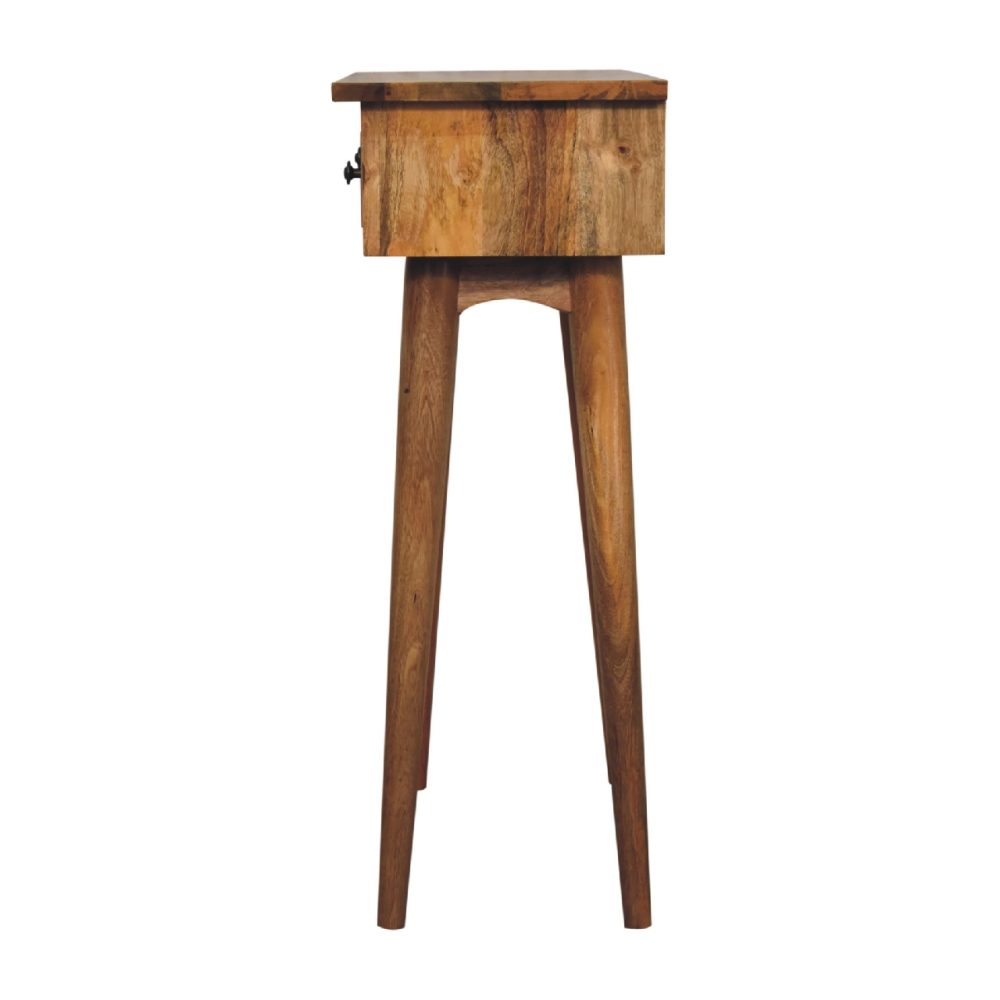 Mini Oak-ish Hallway Console Table - Image 9