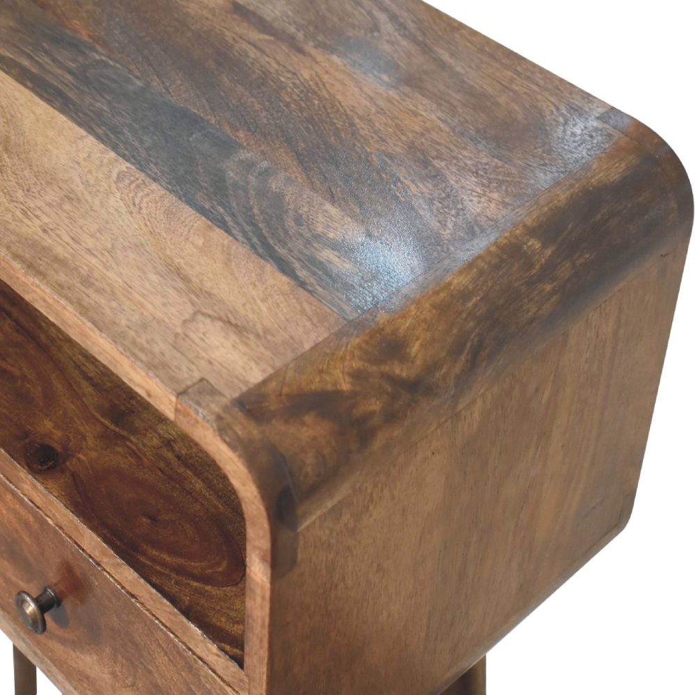 Mini Grey-wash Curved Console - Image 6