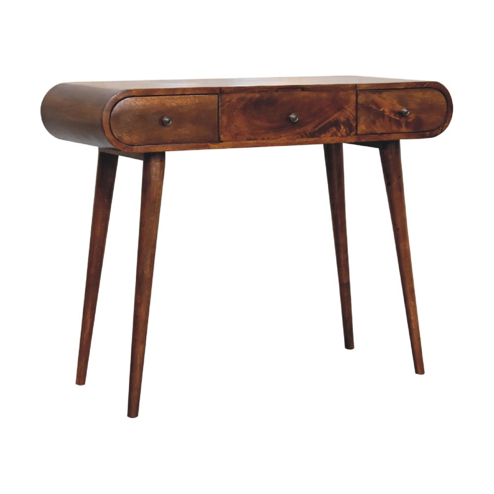 Chestnut Mirror Dressing Table - Image 3