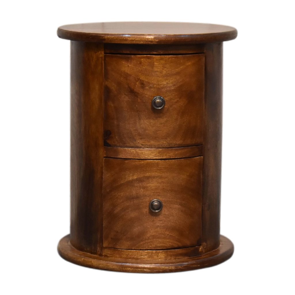 Canada Mini Chestnut 2 Drawer Drum Chest Suppliers