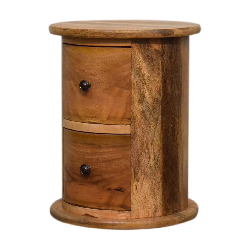 Mini 2 Drawer Drum Chest - Image 3