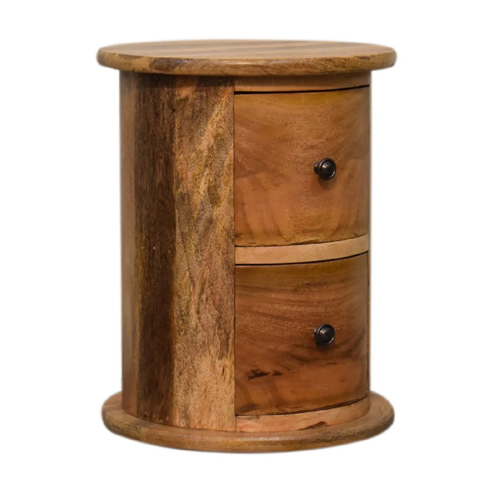 Mini 2 Drawer Drum Chest - Image 4