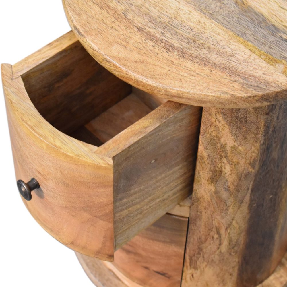 Mini 2 Drawer Drum Chest - Image 7
