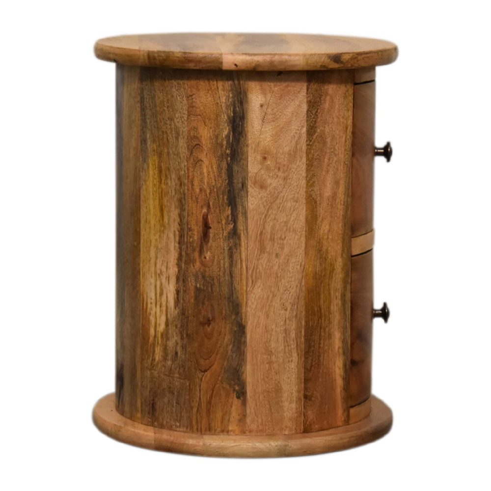 Mini 2 Drawer Drum Chest - Image 9