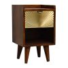Mini Manila Gold 1 Drawer Nightsand - Image 3