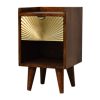 Mini Manila Gold 1 Drawer Nightsand - Image 4