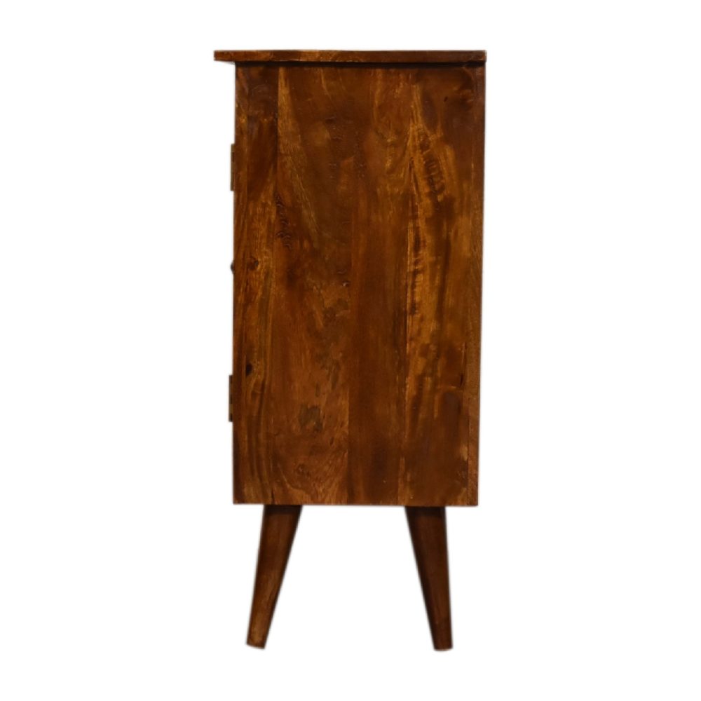 Chestnut Solid Nordic Cabinet - Image 9