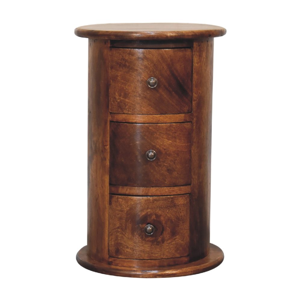 Mini Chestnut Drum Chest - Image 2