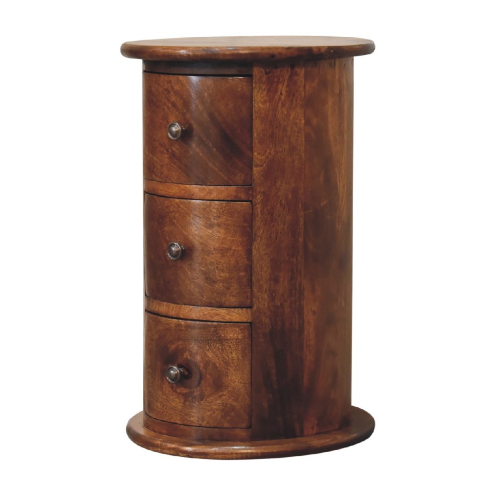 Mini Chestnut Drum Chest - Image 3