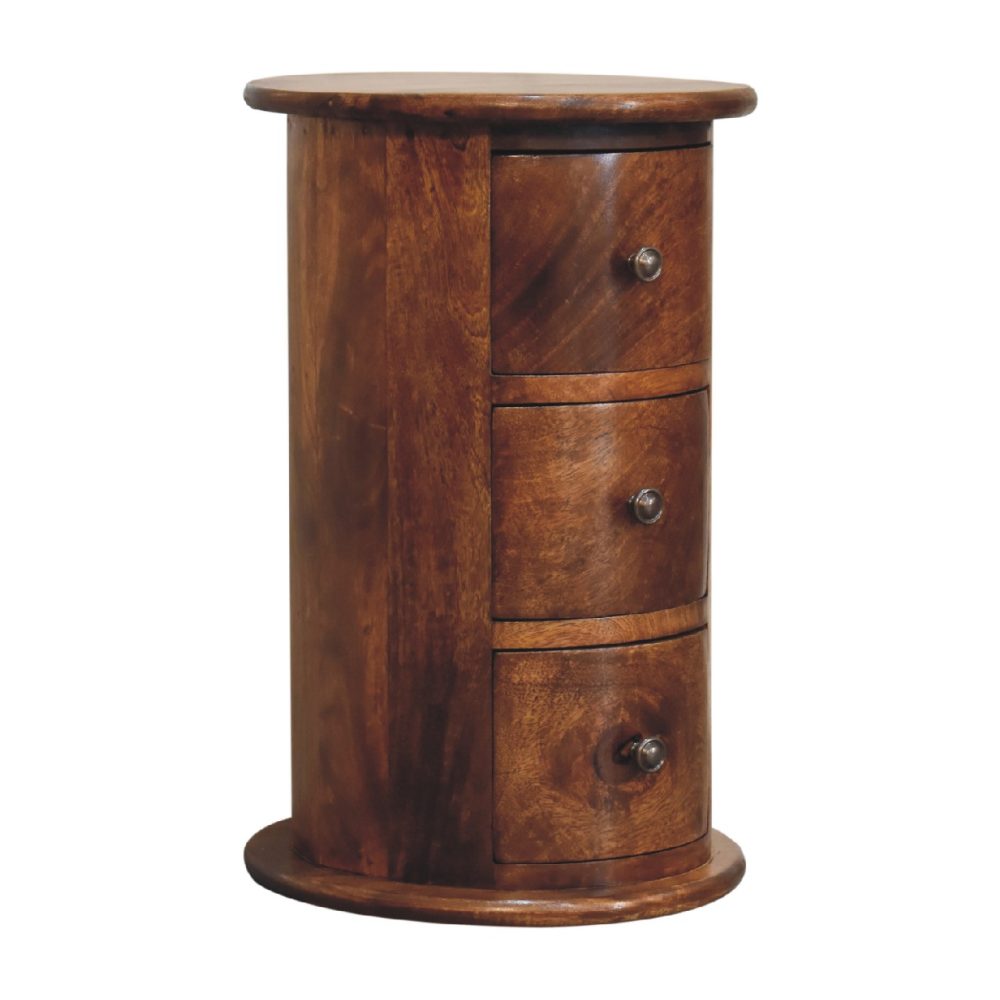 Mini Chestnut Drum Chest - Image 4