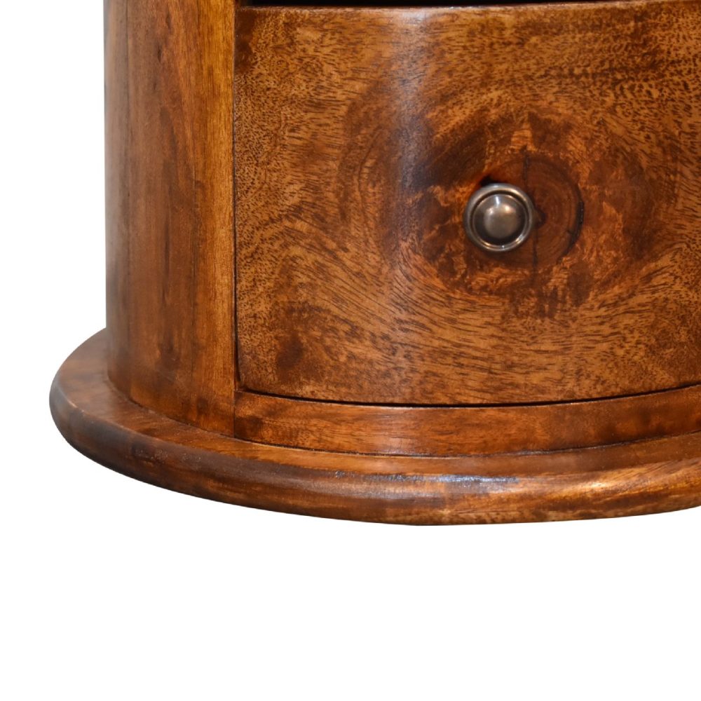 Mini Chestnut Drum Chest - Image 9