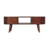 Chestnut Round Open Media Unit - Image 2