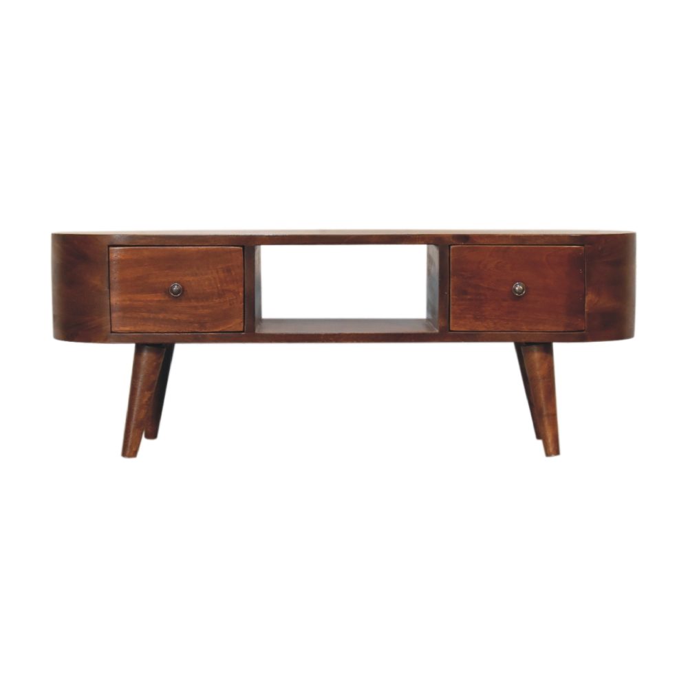 Canada Chestnut Round Open Media Unit Suppliers
